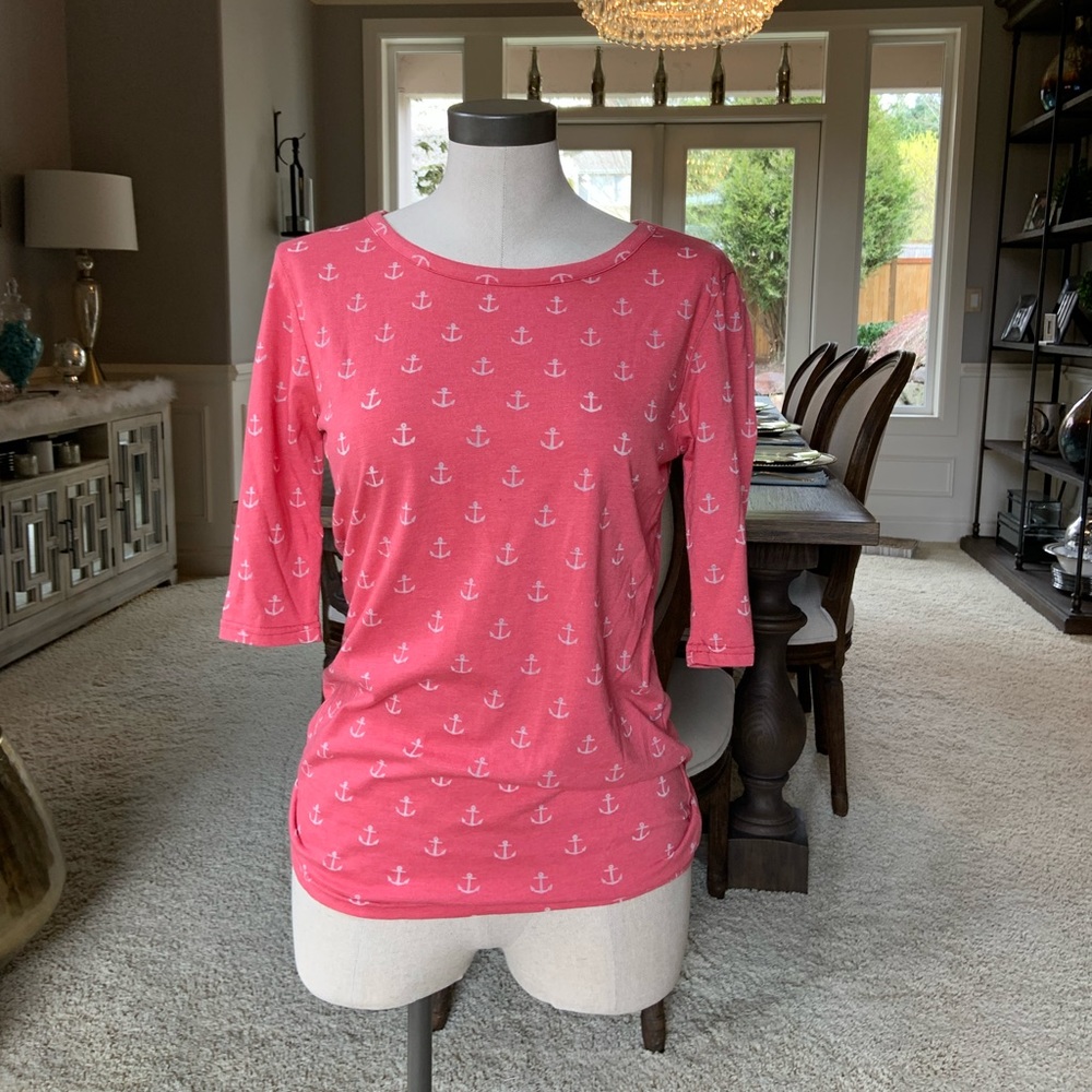 NWT Dylan coral/red tee